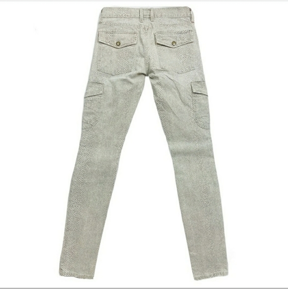 Current/Elliott python print cargo pocket skinny - Picture 2 of 6